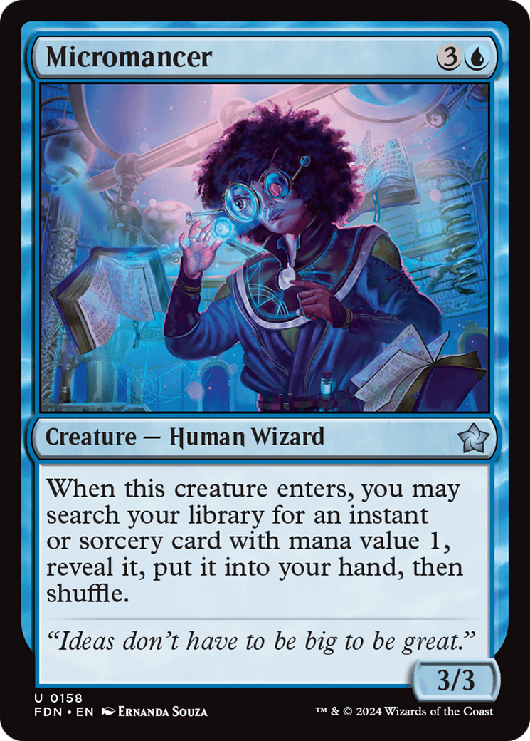 Micromancer (FDN-158) - Foundations Foil
