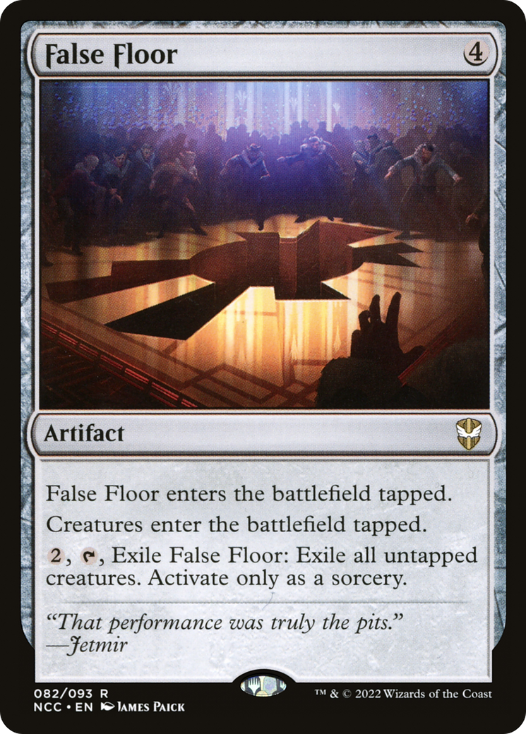 False Floor⁣ - Commander: Streets of New Capenna⁣ (Rare)⁣ [82]