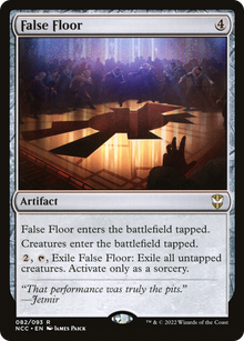 False Floor⁣ - Commander: Streets of New Capenna⁣ (Rare)⁣ [82]