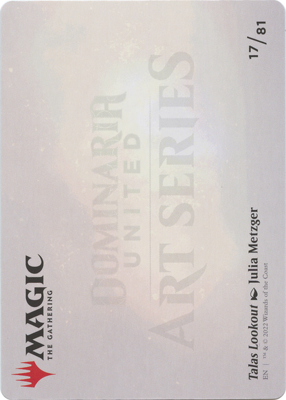 Talas Lookout // Talas Lookout (ADMU-017) - Dominaria United Art Series (Borderless)