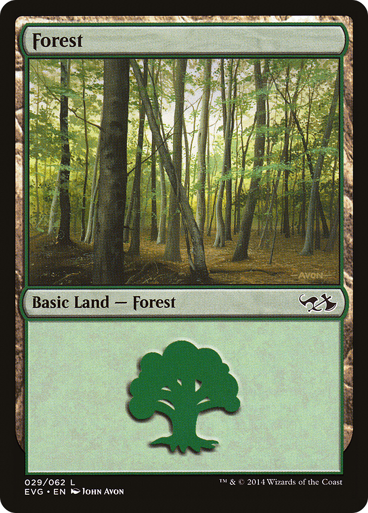 Forest (29) (Elves vs Goblins) (DD3-029) - Duel Decks Anthology: Elves vs. Goblins