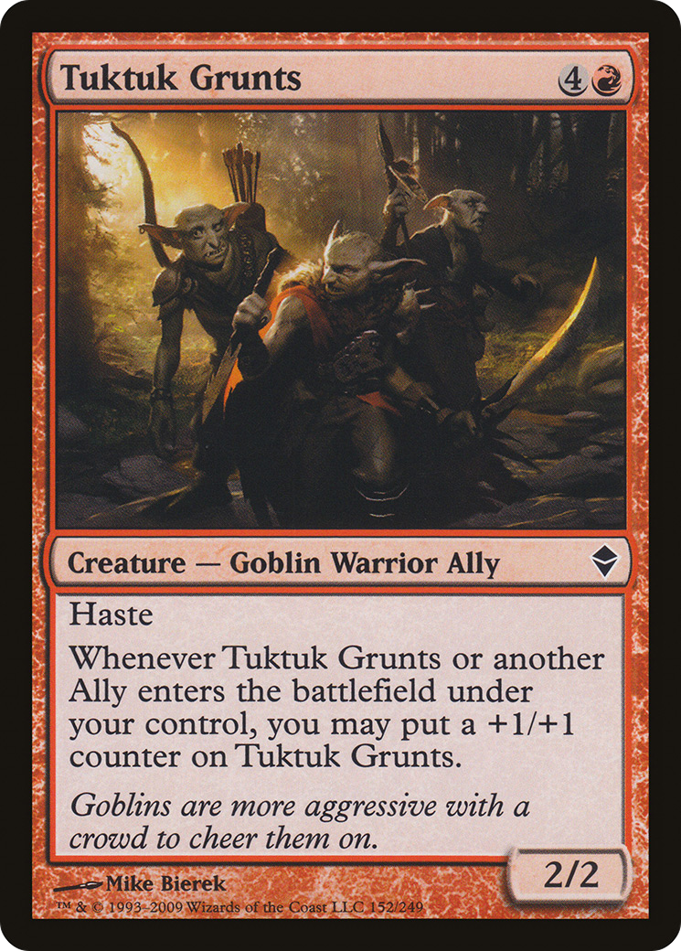 Tuktuk Grunts (ZEN-152) - Zendikar Foil