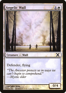 Angelic Wall (10E-05★) - Tenth Edition Foil