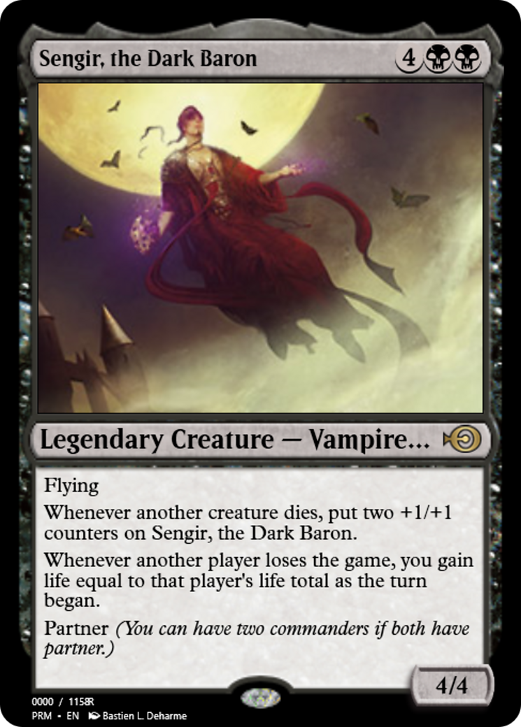 Sengir, the Dark Baron (PRM-86260) - Magic Online Promos Foil