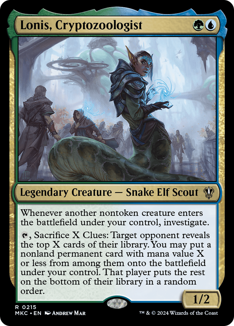 Lonis, Cryptozoologist⁣ - Commander: Murders at Karlov Manor⁣ (Rare)⁣ [215]