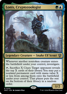 Lonis, Cryptozoologist⁣ - Commander: Murders at Karlov Manor⁣ (Rare)⁣ [215]