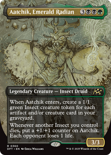 Aatchik, Emerald Radian (DFT-360) - Aetherdrift (Borderless) Foil