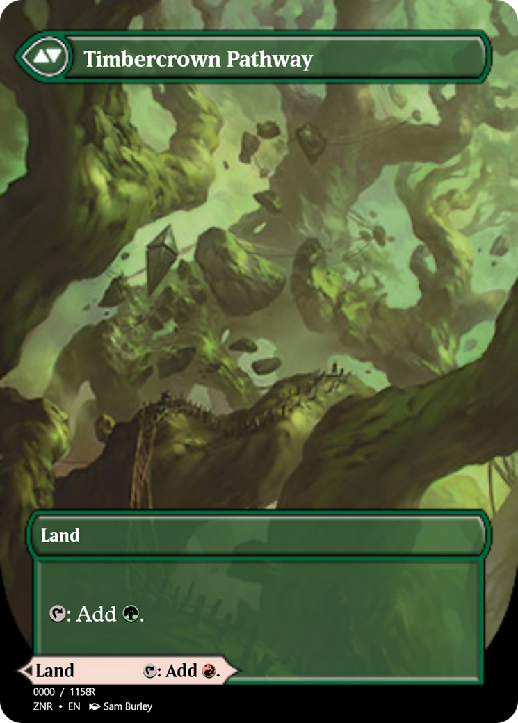 Cragcrown Pathway // Timbercrown Pathway (PRM-83856) - Magic Online Promos
