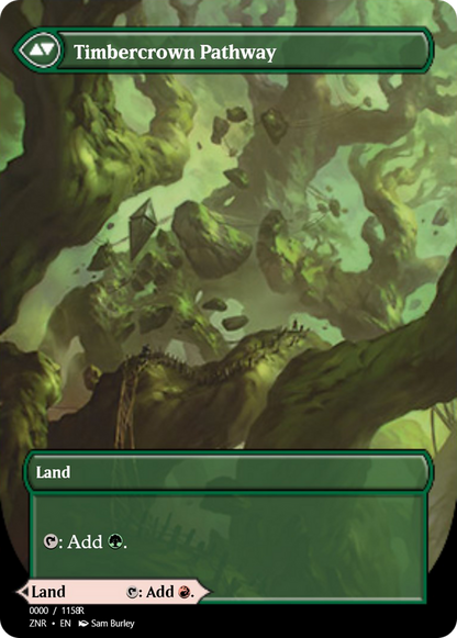 Cragcrown Pathway // Timbercrown Pathway (PRM-83856) - Magic Online Promos