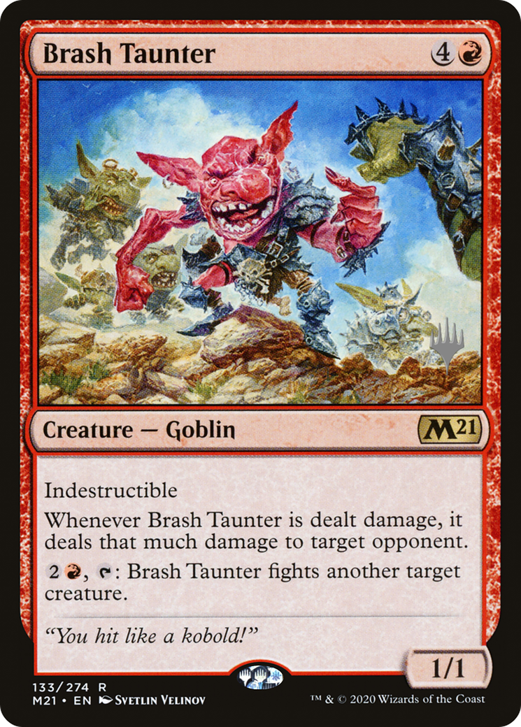 Brash Taunter (PPM21-133P) - Core Set 2021 Promos