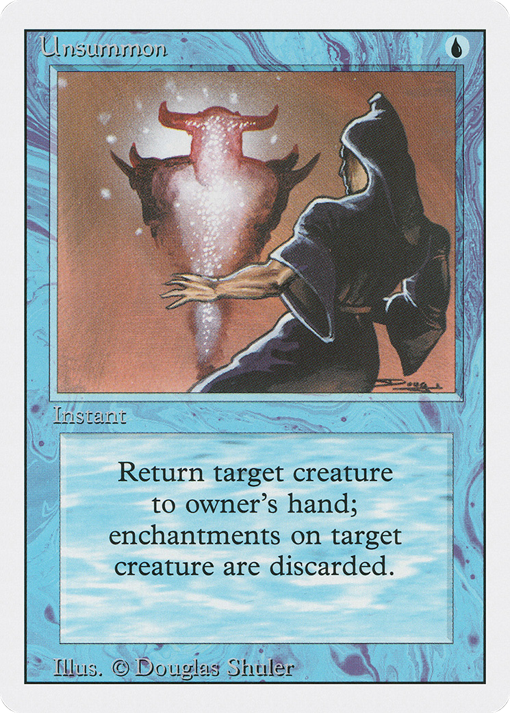 Unsummon (3ED-) - Revised Edition