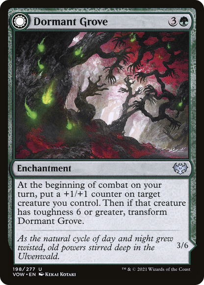 Dormant Grove (VOW-198) - Innistrad: Crimson Vow: (Double Faced Transform) Foil