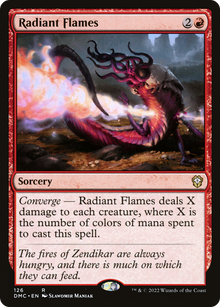 Radiant Flames⁣ - Commander: Dominaria United⁣ (Rare)⁣ [126]