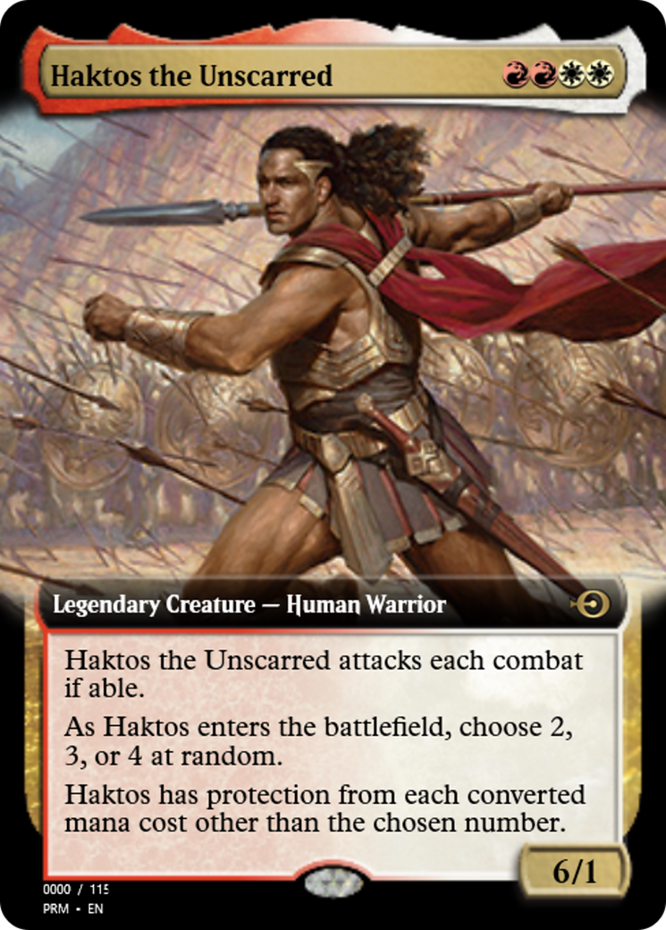 Haktos the Unscarred (PRM-79933) - Magic Online Promos