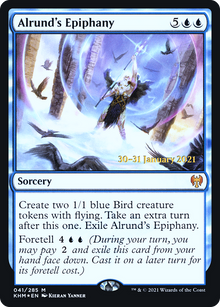 Alrund's Epiphany (PRE-41S) - Kaldheim Promos Foil