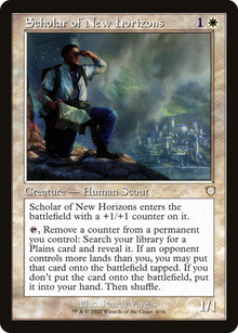 Scholar of New Horizons⁣ - Commander: The Brothers' War⁣ (Rare)⁣ [6]
