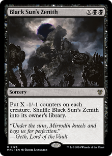 Black Sun's Zenith⁣ - Commander: Murders at Karlov Manor⁣ (Rare)⁣ [126]
