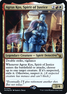 Agrus Kos, Spirit of Justice (PRE-184S) - Murders at Karlov Manor Promos Foil