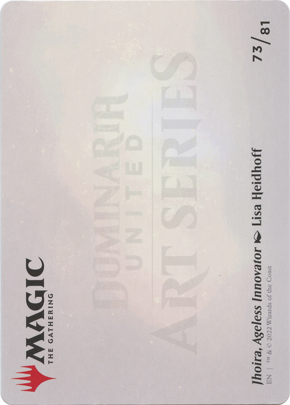 Jhoira, Ageless Innovator // Jhoira, Ageless Innovator (ADMU-073) - Dominaria United Art Series (Borderless)
