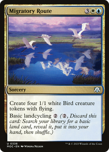 Migratory Route⁣ - Commander: March of the Machine⁣ (Uncommon)⁣ [336]