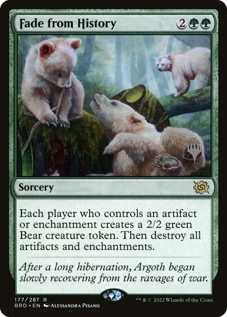 Fade from History (PPBRO-177P) - The Brothers' War Promos Foil