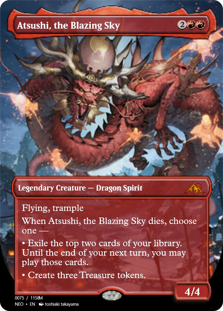 Atsushi, the Blazing Sky (PRM-98013) - Magic Online Promos