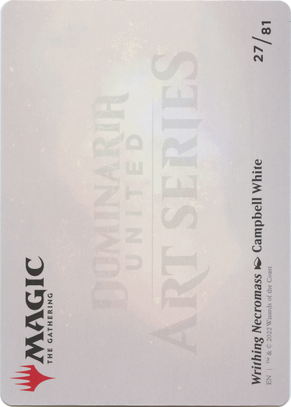 Writhing Necromass // Writhing Necromass (ADMU-027) - Dominaria United Art Series (Borderless)