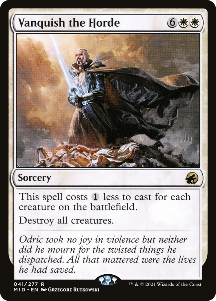 Vanquish the Horde (PPMID-41P) - Innistrad: Midnight Hunt Promos