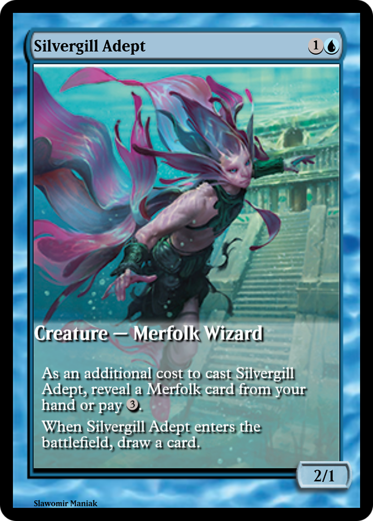 Silvergill Adept (PRM-66892) - Magic Online Promos Foil