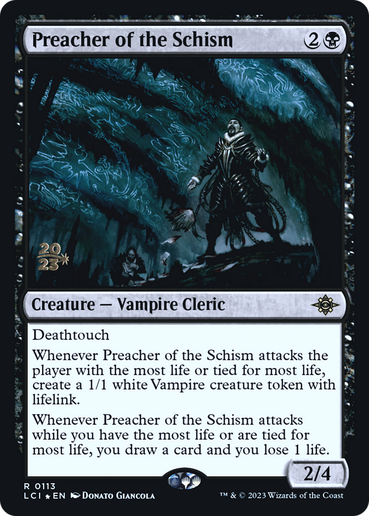 Preacher of the Schism (PRE-113S) - The Lost Caverns of Ixalan Promos Foil