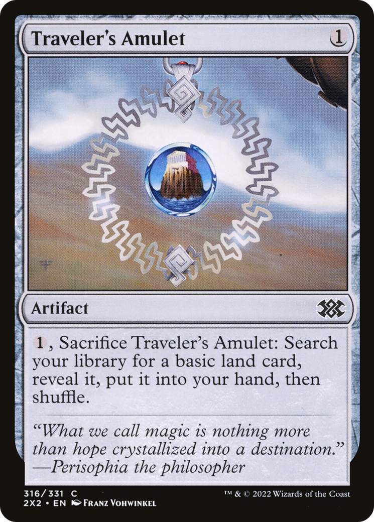 Traveler's Amulet⁣ - Double Masters 2022⁣ (Common)⁣ [316]