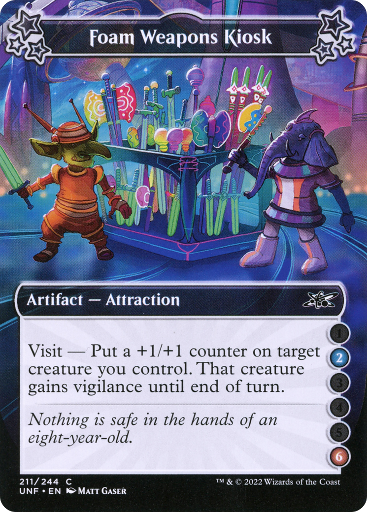 Foam Weapons Kiosk (2-6) (UNF-211A) - Unfinity Foil