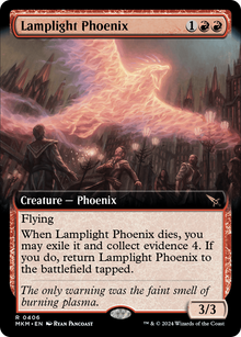 Lamplight Phoenix (Extended Art) (MKM-406) - Murders at Karlov Manor: (Extended Art)