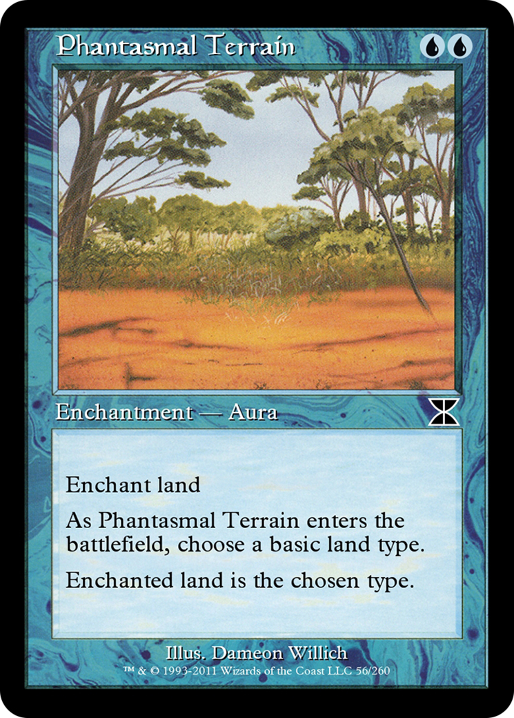 Phantasmal Terrain (ME4-056) - Masters Edition IV Foil