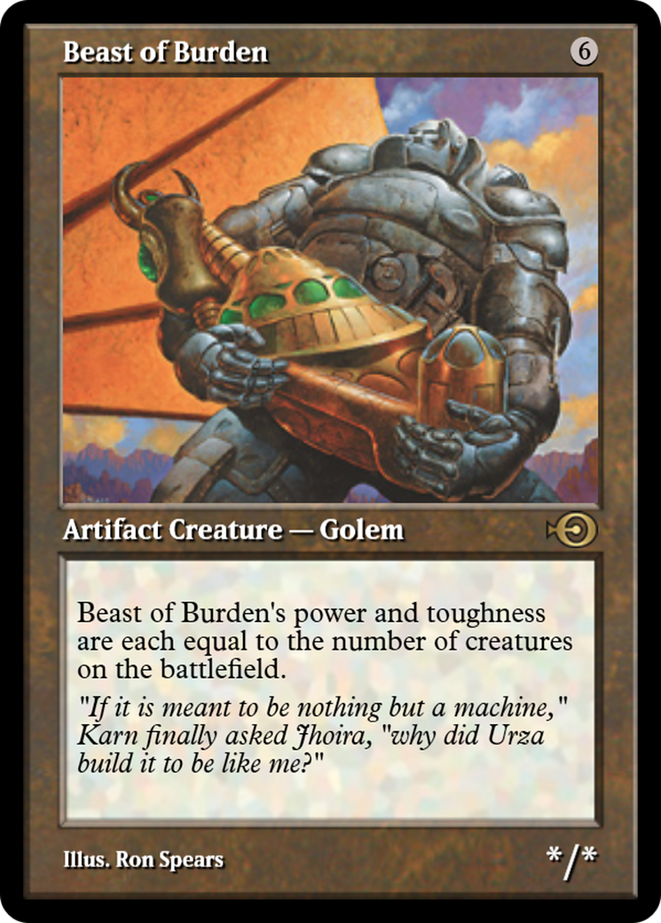 Beast of Burden (PRM-32198) - Magic Online Promos Foil
