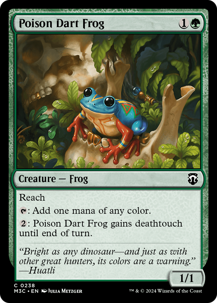 Poison Dart Frog⁣ - Commander: Modern Horizons 3⁣ (Common)⁣ [238]