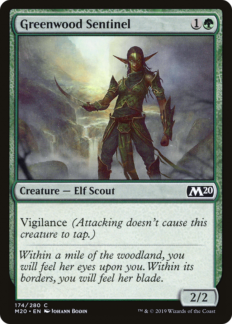 Greenwood Sentinel (M20-174) - Core Set 2020 Foil