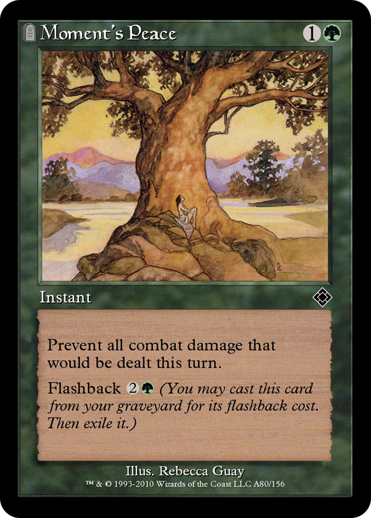 Moment's Peace (TD0-A80) - Magic Online Theme Decks: (tombstone)