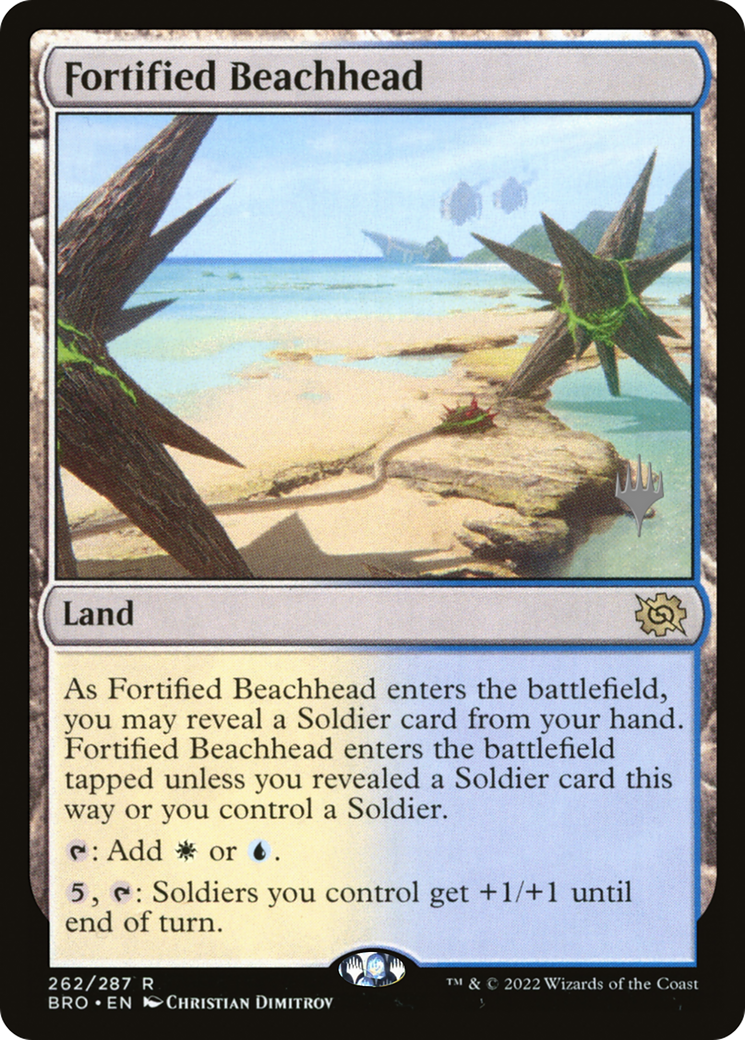 Fortified Beachhead (PPBRO-262P) - The Brothers' War Promos