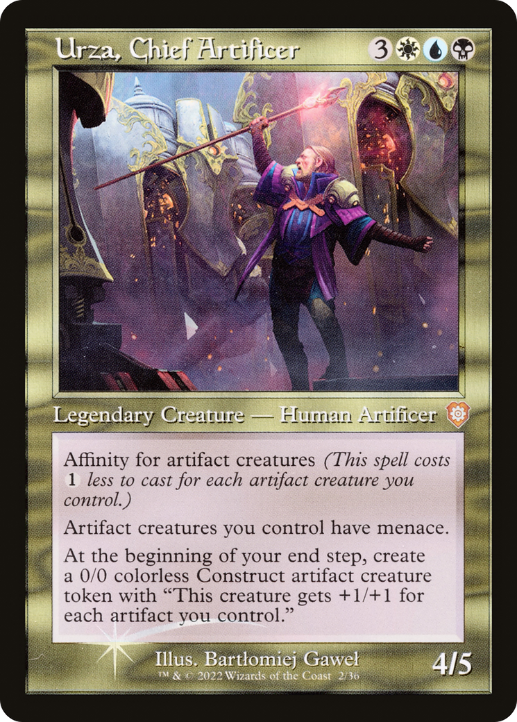 Urza, Chief Artificer⁣ - Commander: The Brothers' War⁣ (Mythic)⁣ [2]