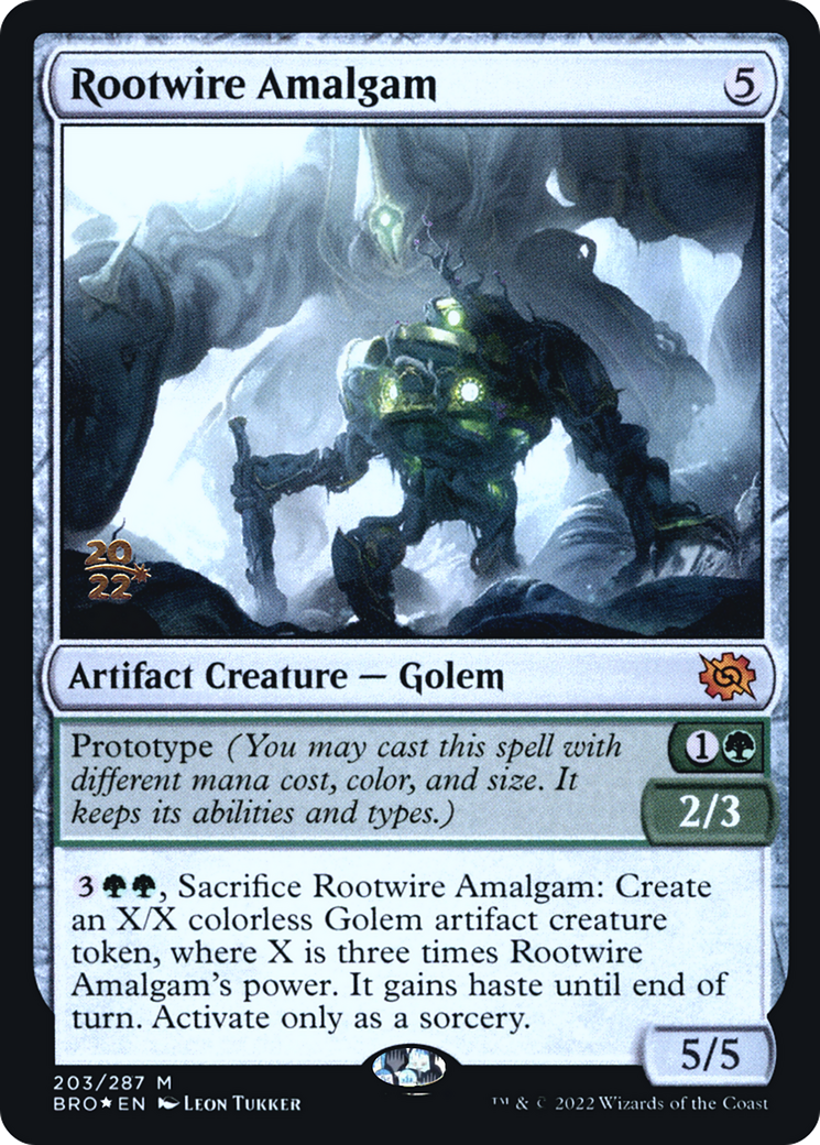Rootwire Amalgam (PRE-203S) - The Brothers' War Promos Foil