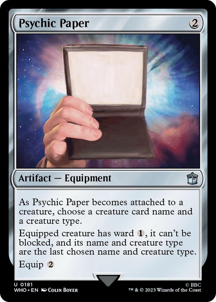 Psychic Paper⁣ - Universes Beyond: Doctor Who⁣ (Uncommon)⁣ [181]