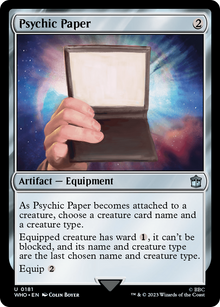 Psychic Paper⁣ - Universes Beyond: Doctor Who⁣ (Uncommon)⁣ [181]