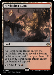 Foreboding Ruins⁣ - Commander: The Lost Caverns of Ixalan⁣ (Rare)⁣ [330]