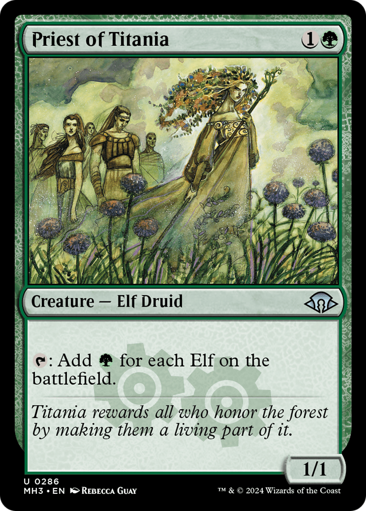 Priest of Titania⁣ - Modern Horizons 3⁣ (Uncommon)⁣ [286]