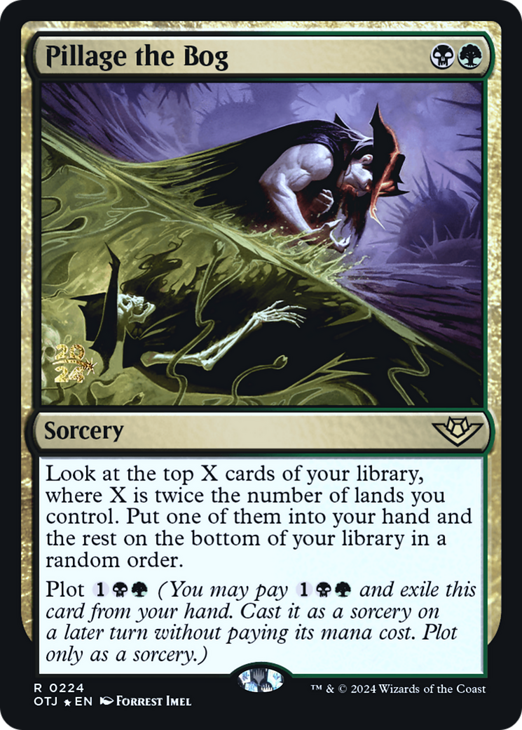 Pillage the Bog (PRE-224S) - Outlaws of Thunder Junction Promos Foil