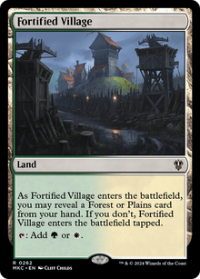 Fortified Village⁣ - Commander: Murders at Karlov Manor⁣ (Rare)⁣ [262]