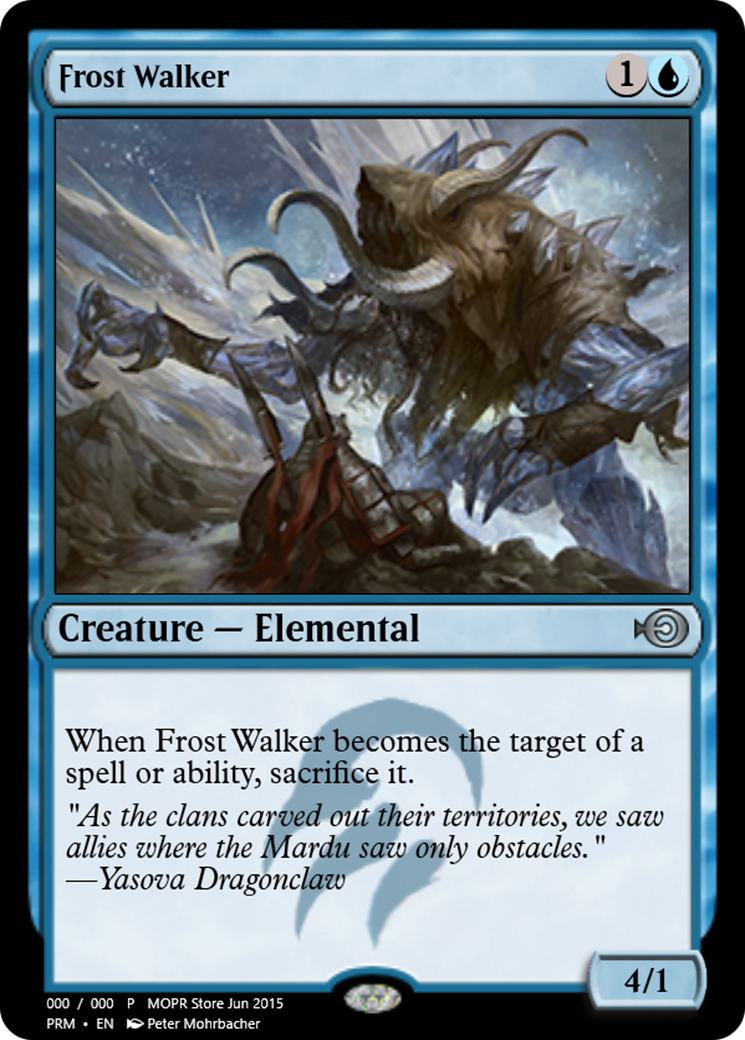 Frost Walker (PRM-55886) - Magic Online Promos Foil