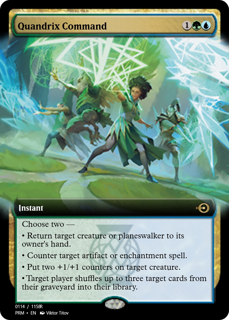 Quandrix Command (PRM-90200) - Magic Online Promos Foil