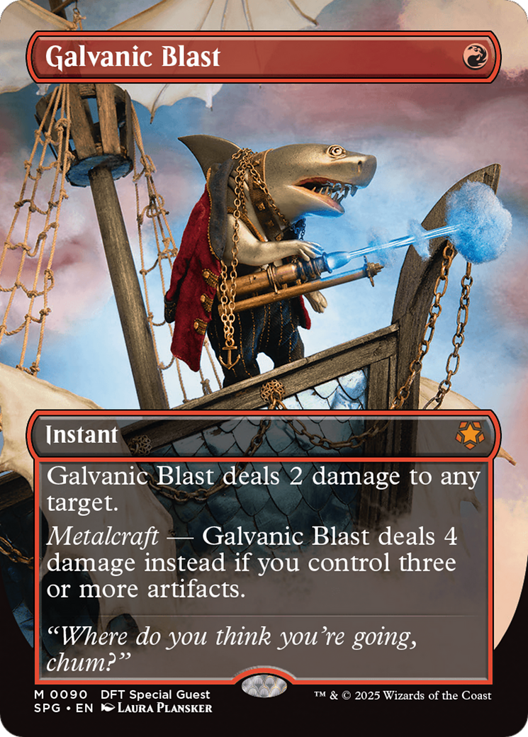 Galvanic Blast (SPG-090) - Special Guests (Borderless) Foil